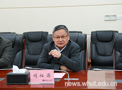 武汉市委组织部副部长孙志军一行来校调研交流